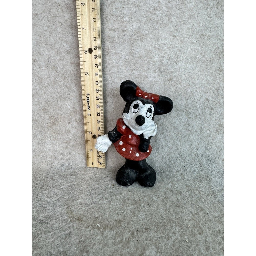 VINTAGE MINNIE MOUSE CAST‎ IRON COIN BANK DISNEY